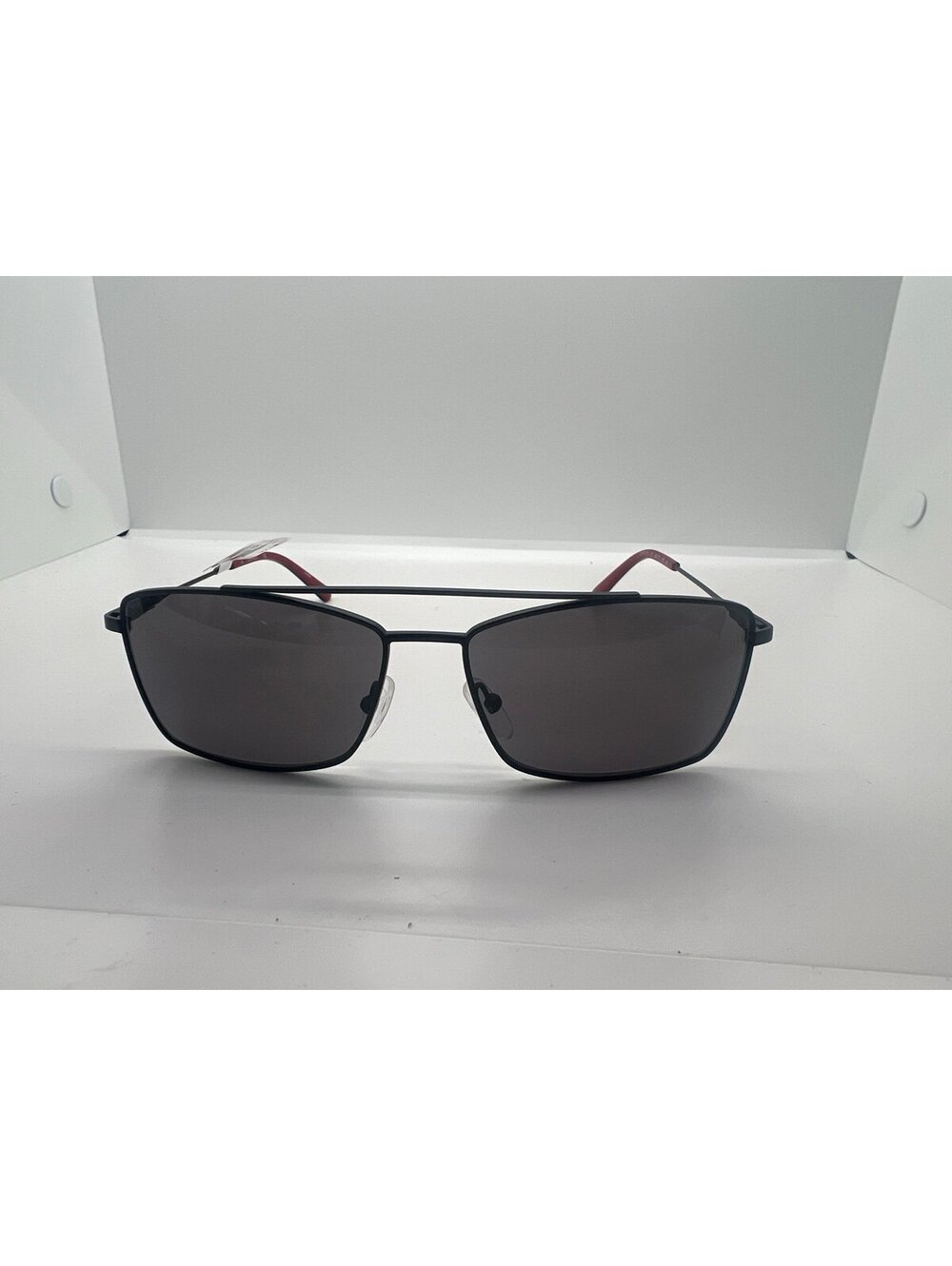 Calvin Klein Men's Matte Black Rectangular Sunglasses - CK18117SSG-002